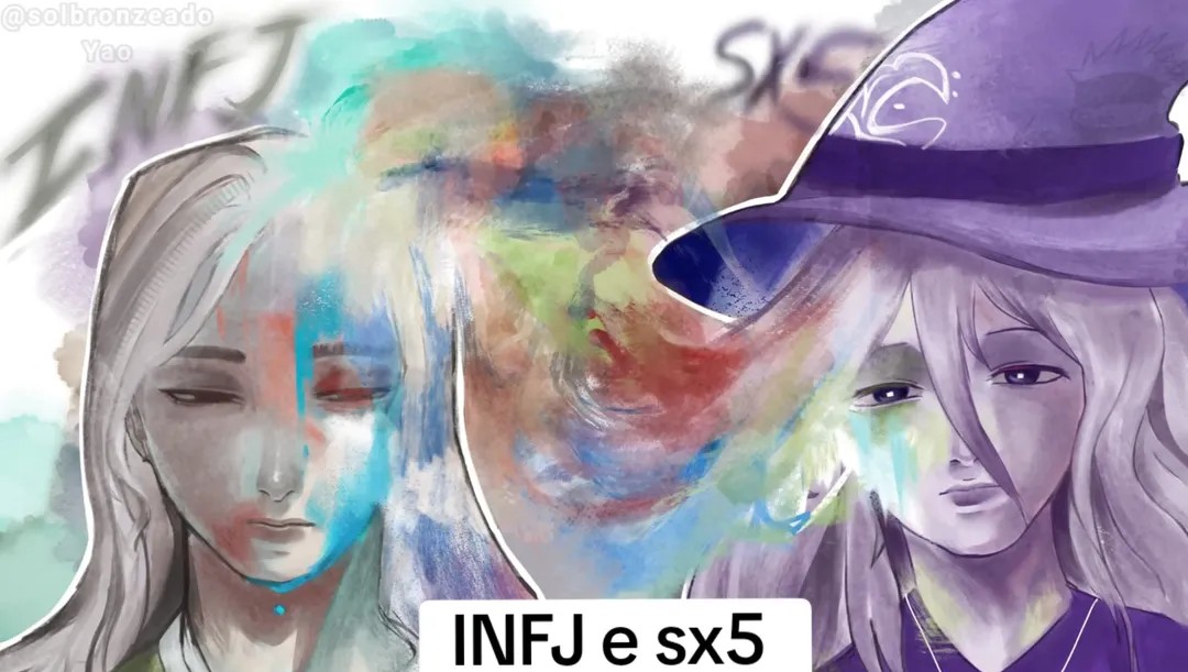 Arte de Shenhe relacionada ao INFJ e ao sx5